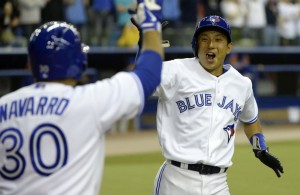dioner-navarro-munenori-kawasaki-mlb-spring-training-new-york-mets-toronto-blue-jays